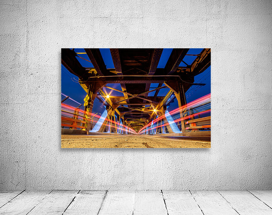 Highlevel Bridge Light Trails 1 Wall Preview