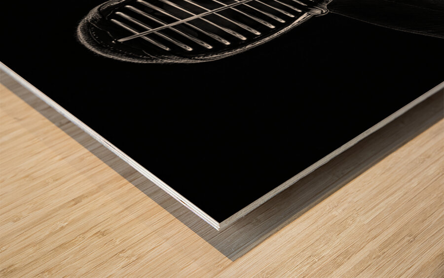 Edgy Kendo Wood print