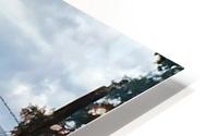 Fenced Out Mountain HD Metal print