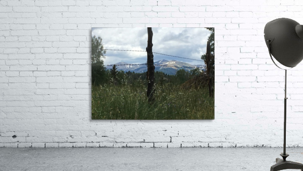 Fenced Out Mountain Wall Preview