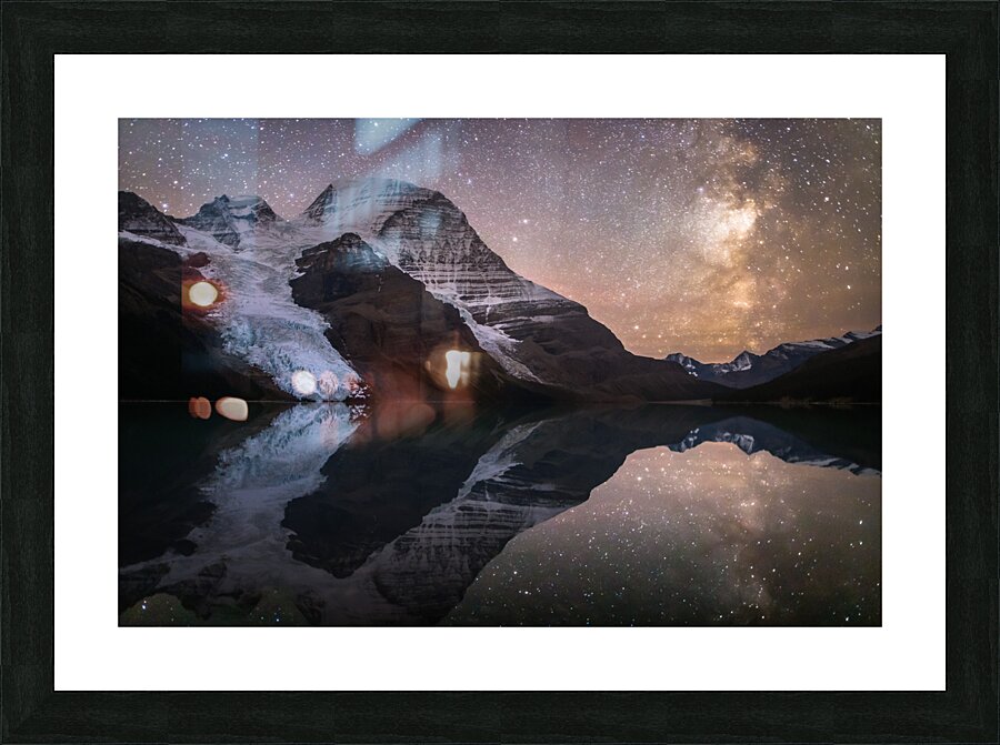 Berg Lake Picture Frame print