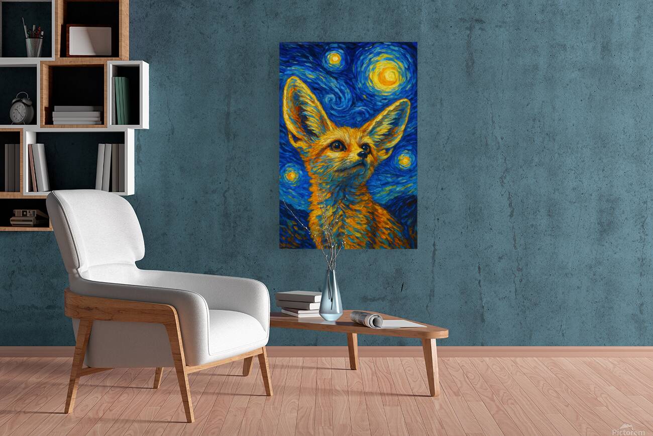 fennec starry night Reproduction