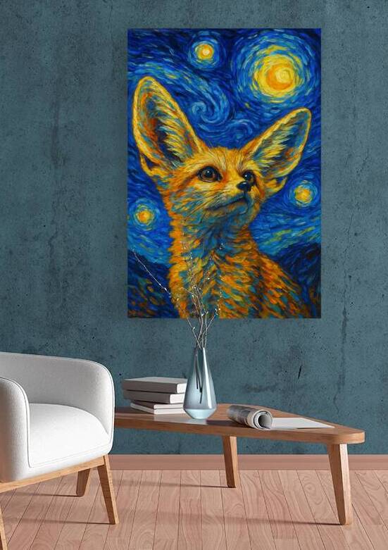 fennec starry night by HAMON