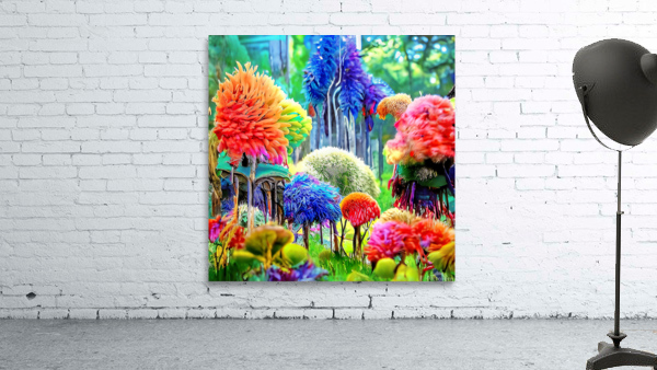 Poof Trees Wall Preview