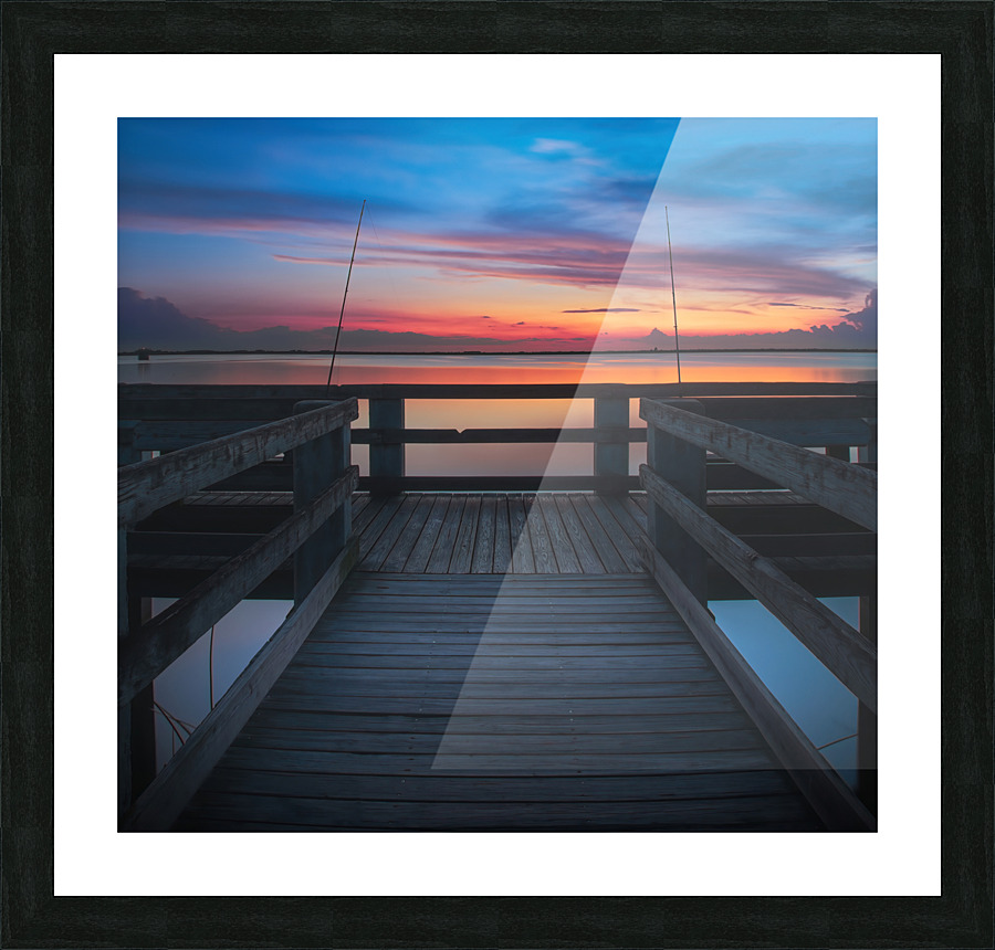 Lake Washington Sunset Picture Frame print