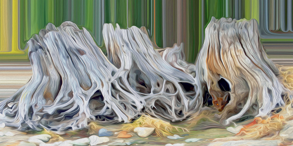 roots heart rocks and a fox Digital Download