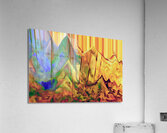 autumn in the alpine Impression acrylique