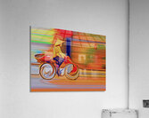 the constant joys of Hanois always on pedal power Acrylic Print