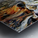 petrified at low tide Metal print