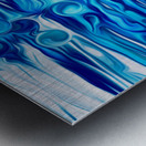 just below the surface tensions Metal print