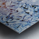 high noon heart plumes Metal print