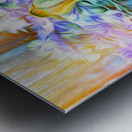 winter moss hawk Metal print