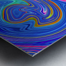 turbulencia Metal print