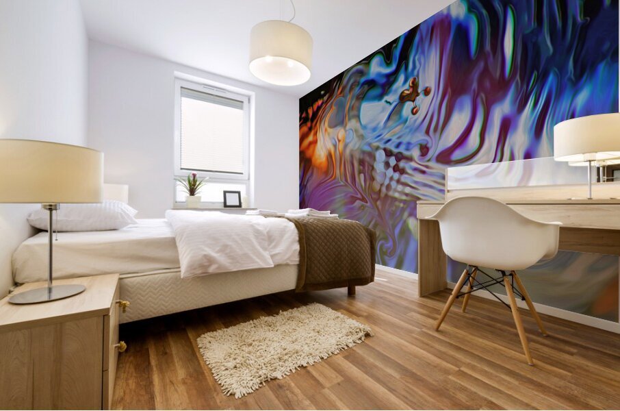 love bug ripple effect Mural print