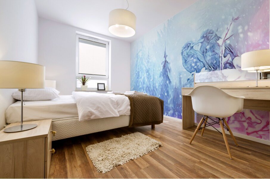 love birds Mural print