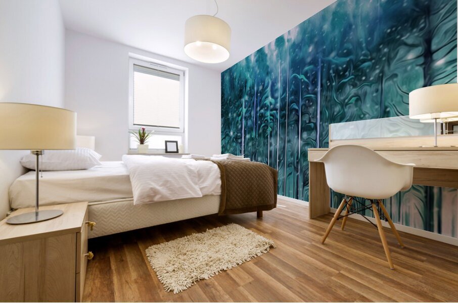 seeking higher ground Mural print