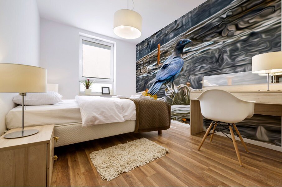 tricksters and shape shifters Mural print