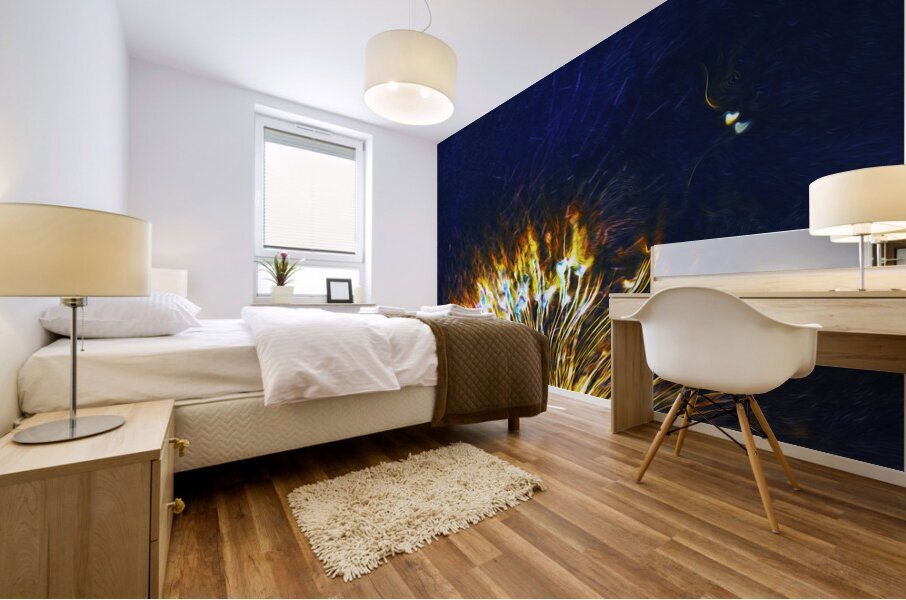 sparks and hearts rising Impression murale