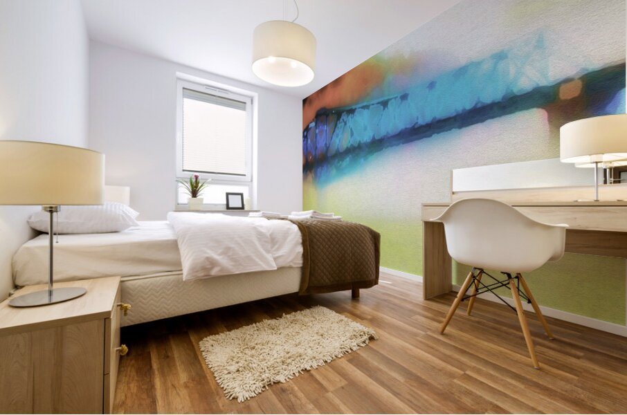 blue bob Impression murale