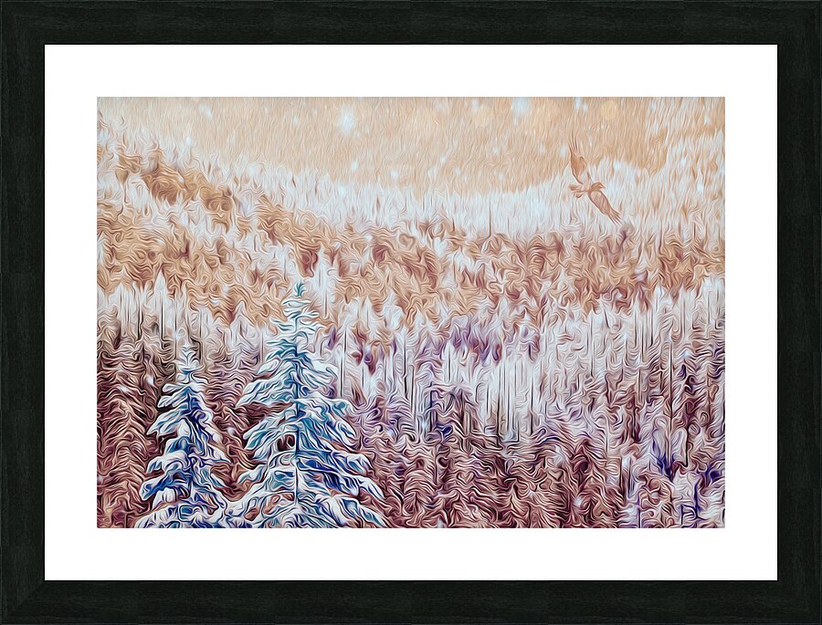 soaring over the hearts of the Kootenais Picture Frame print