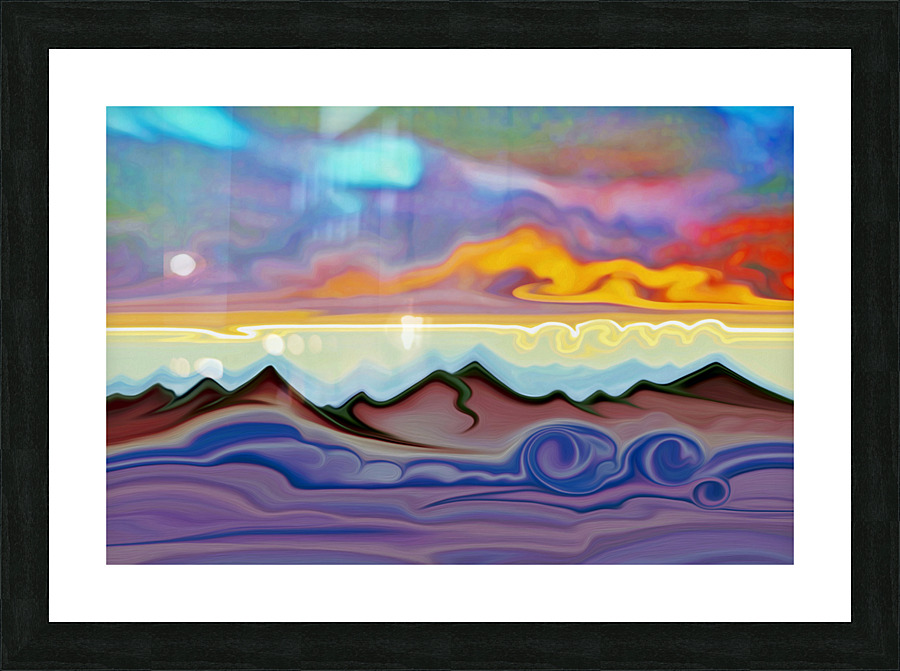 spaces in between Picture Frame print