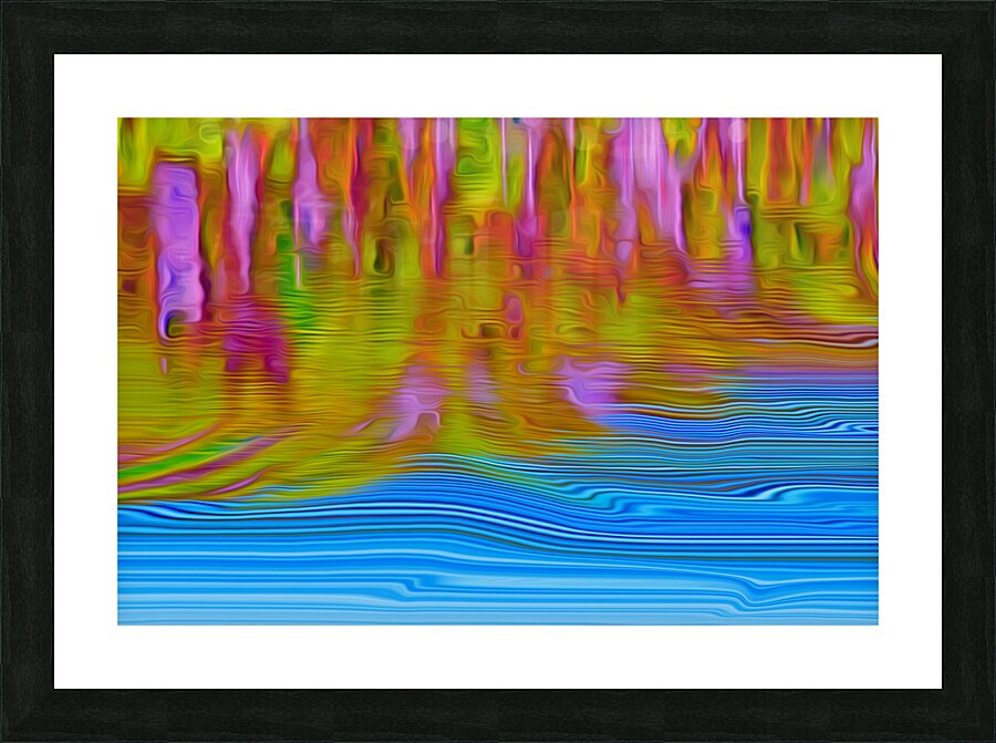 cottonwood lake candy breeze Picture Frame print