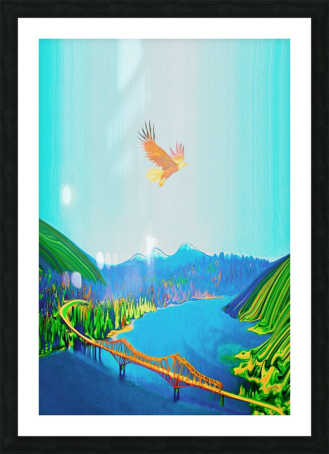 under my wing Picture Frame print