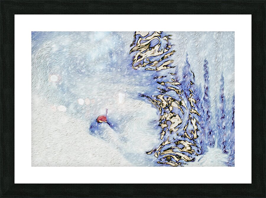 low light delightful double overhead Picture Frame print