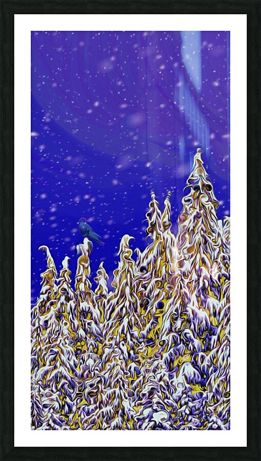  day turns to night Picture Frame print