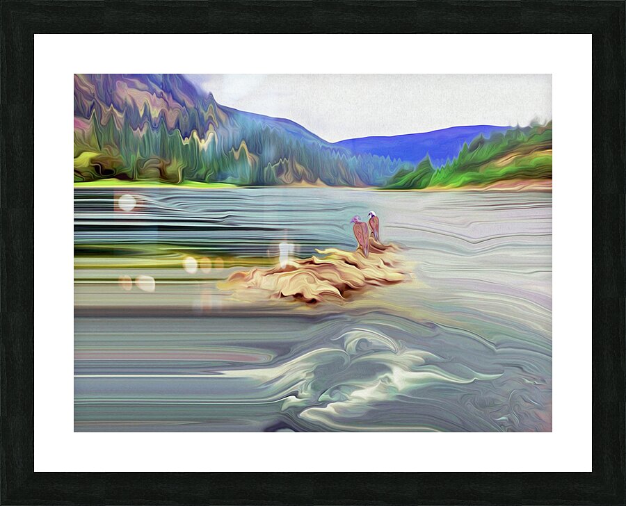 Mataoes heavenly Saulute Picture Frame print