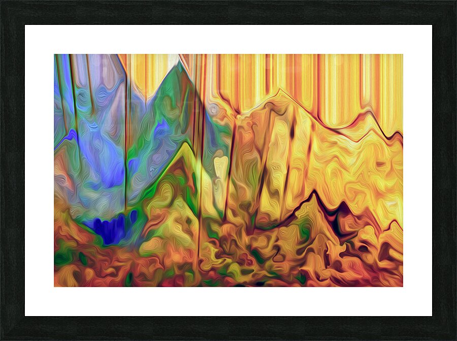 autumn in the alpine Impression et Cadre photo