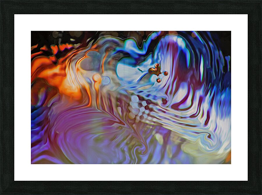 love bug ripple effect Picture Frame print