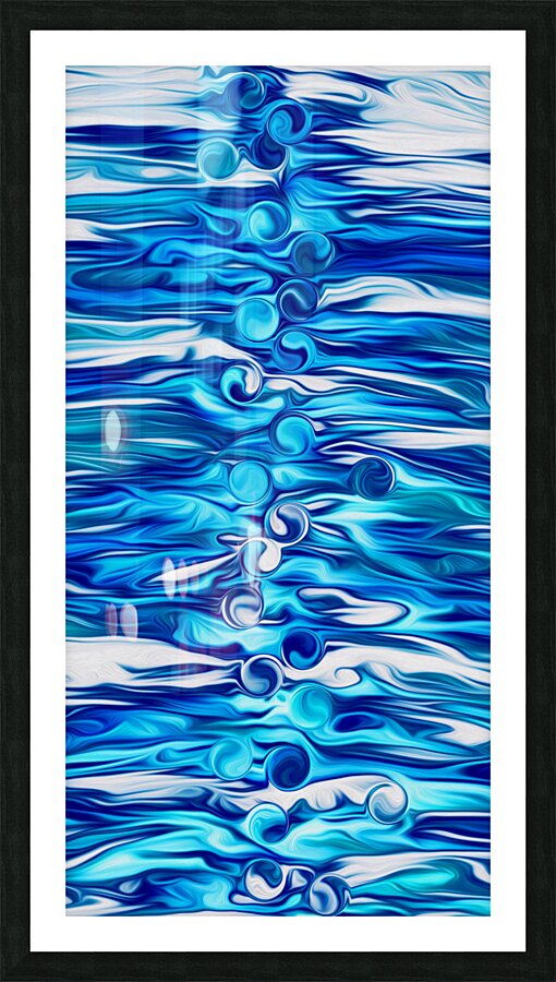 just below the surface tensions Picture Frame print