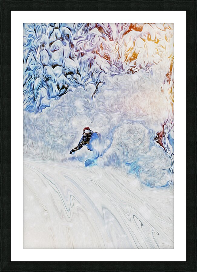 high noon heart plumes Picture Frame print