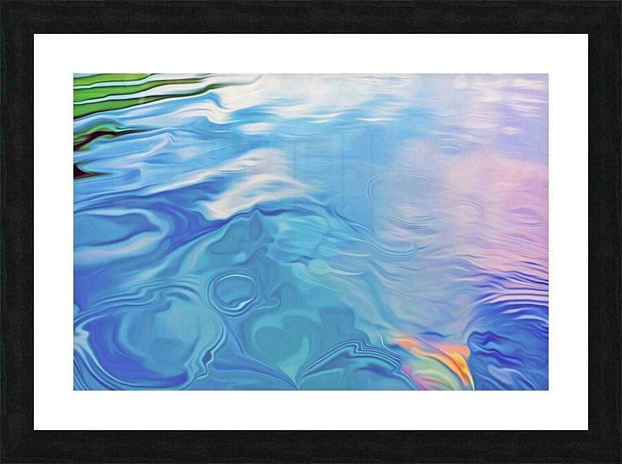 Pause for reflection : landscape orientation Picture Frame print