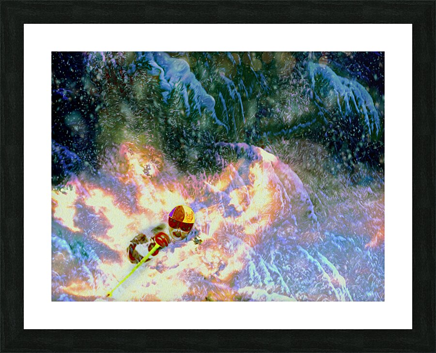 break on through to the other side : horns up for Dano Picture Frame print