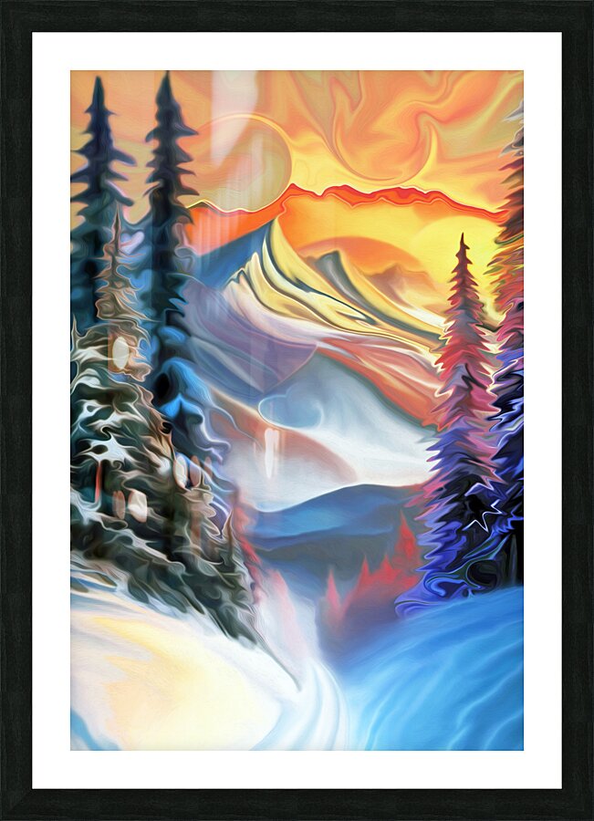 monashee mind tricks : landscape orientation  Impression et Cadre photo