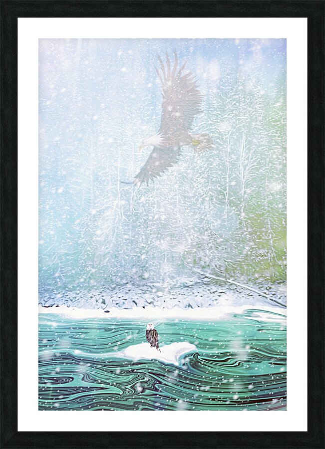 watching from above Picture Frame print