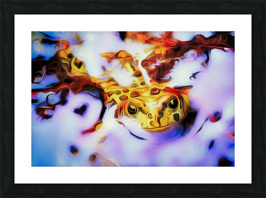 simba and the toad Picture Frame print