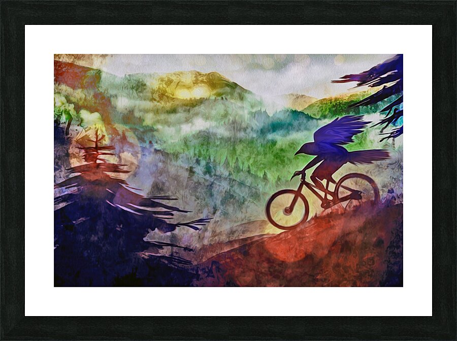 Ravenous Down Shifter Picture Frame print