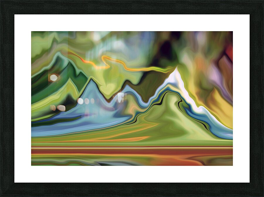 spring in the selkirks Picture Frame print