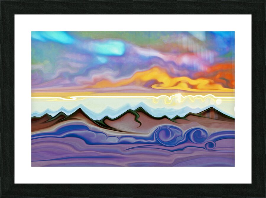 spaces in between Picture Frame print