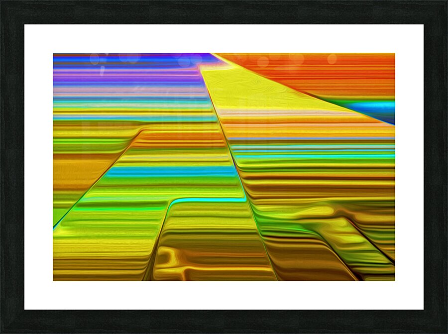 sun up in the paris of the praries Picture Frame print