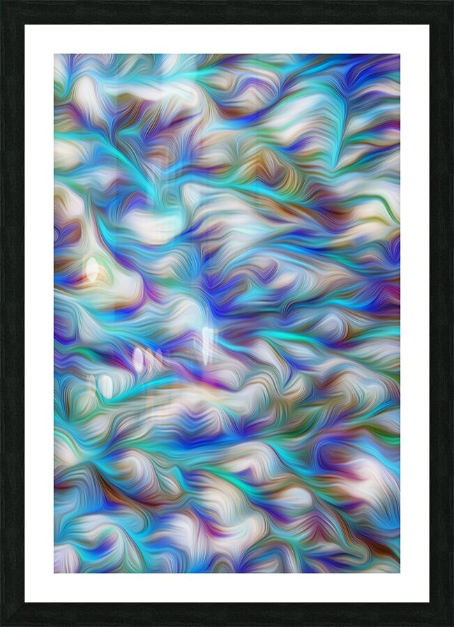 slocan spring break up Landscape Orientation Picture Frame print