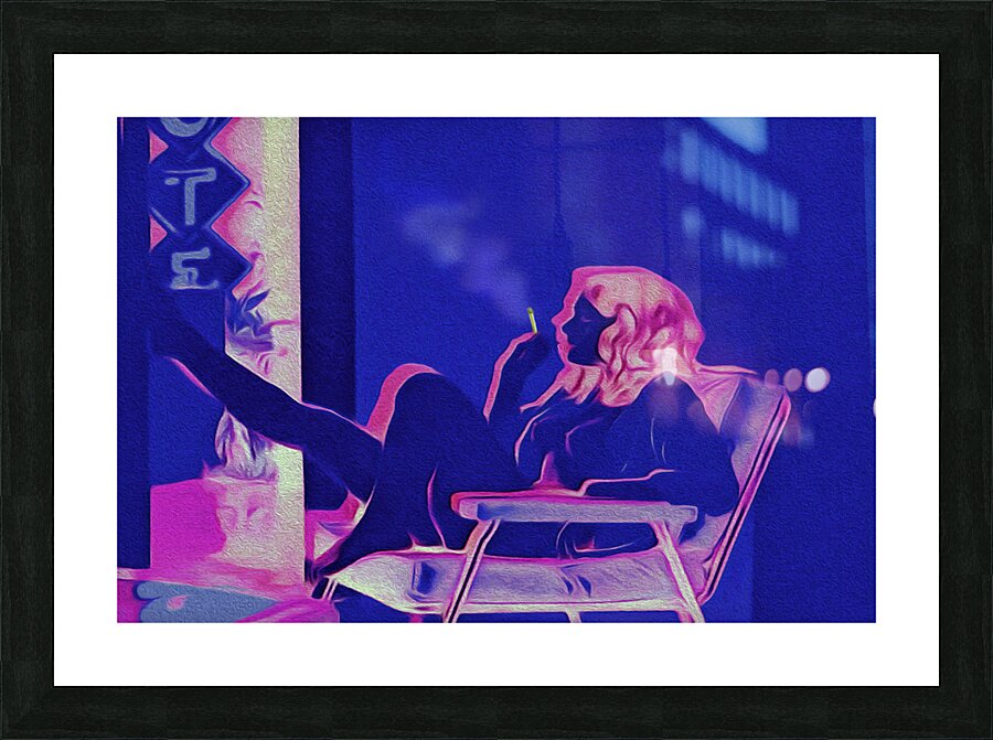 smoke show Picture Frame print