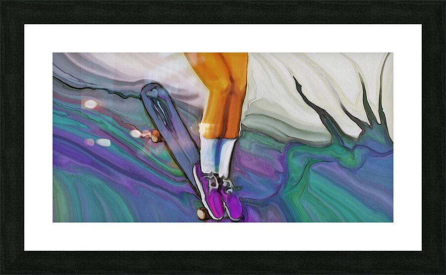 roxy rollahhh Picture Frame print