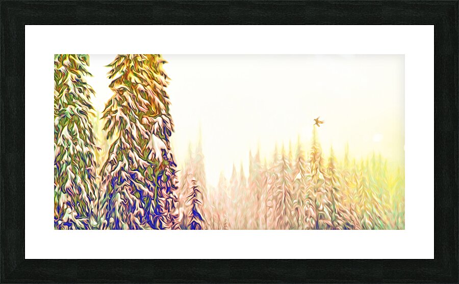 tricksters glow Panoramic Orientation Picture Frame print