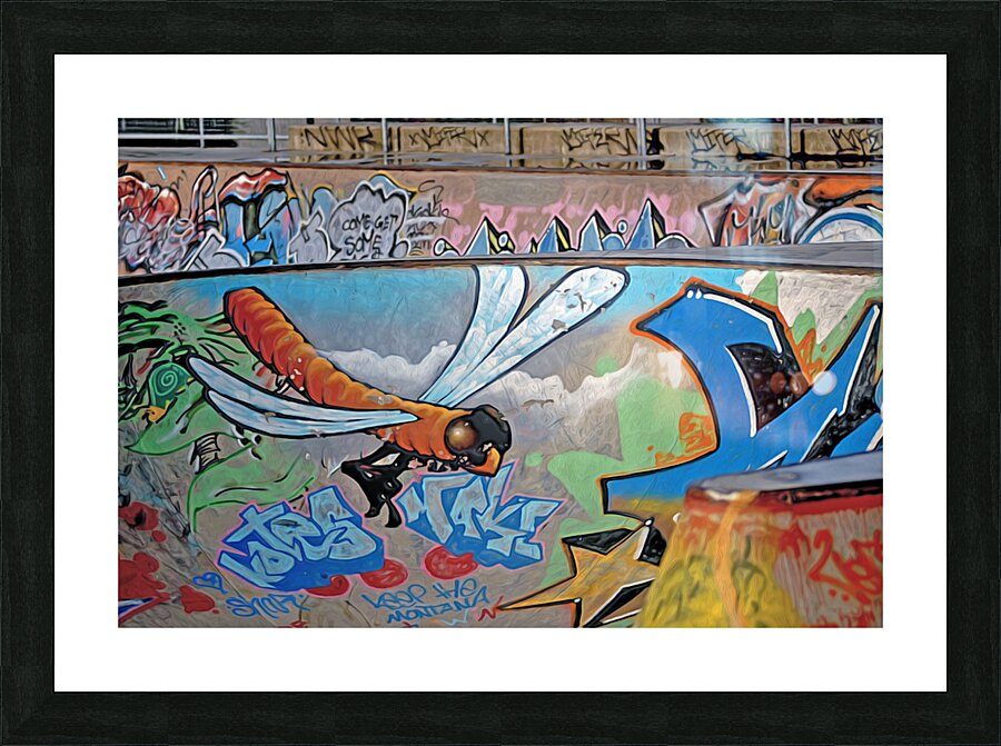 hastings bowl fly Picture Frame print