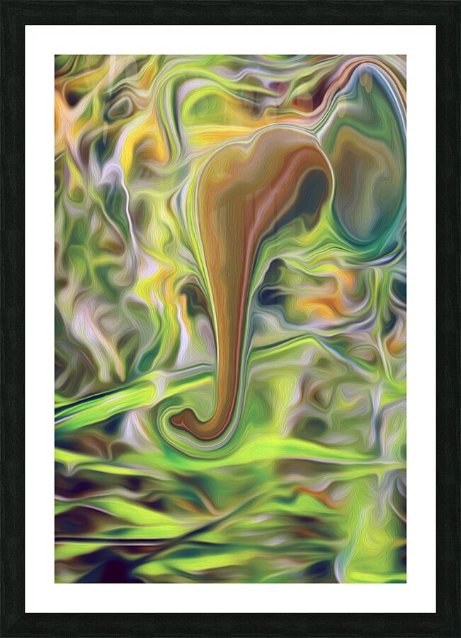 psycadeliphant Picture Frame print