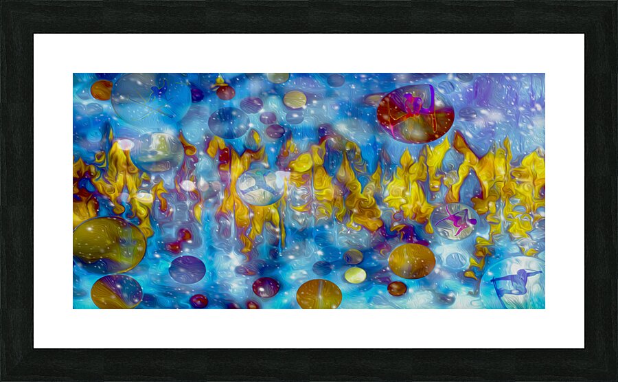 seasonal bubbles ready to burst  Picture Frame print